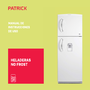 Manual de uso Patrick HPK350NFMD Frigorífico combinado