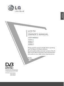 Manual LG 32LF7300 LCD Television