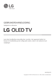 Handleiding LG OLED48CX8LC OLED televisie