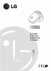 Manual LG V-CA404SEB Vacuum Cleaner