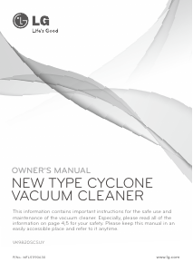 Manual LG VK9820SCSUY Vacuum Cleaner