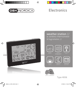 Brugsanvisning OBH Nordica 4836 Vejrstation