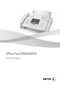 Handleiding Xerox IF6020 Faxapparaat