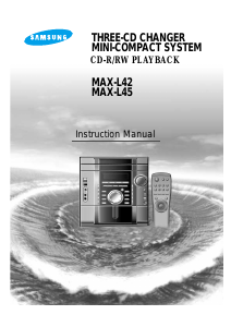 Manual Samsung MAXL45TH/XFA Stereo-set