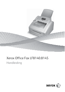 Handleiding Xerox LF8140 Faxapparaat
