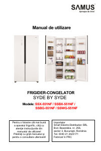 Manual Samus SSBX-551NF Combina frigorifica
