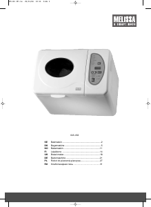 Manual Melissa 643-032 Bread Maker