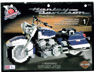 Bedienungsanleitung Mega Bloks set 9770 Probuilder Harley Davidson RoadKing