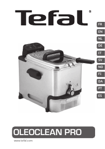 Manual Tefal FR804140 Oleoclean Pro Fritadeira