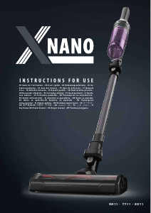 Kullanım kılavuzu Tefal TY1129WO X-Nano Elektrikli süpürge