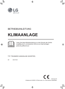 Bedienungsanleitung LG PA11WS Klimagerät