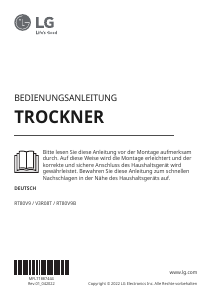 Bedienungsanleitung LG RT80V9 Trockner