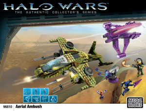 Manual de uso Mega Bloks set 96810 Halo Aerial ambush