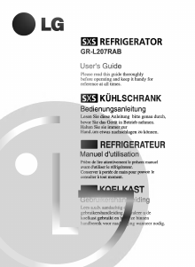 Bedienungsanleitung LG GR-L207DBRA Kühl-gefrierkombination