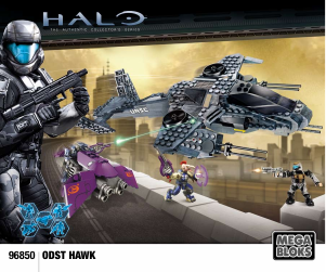 Instrukcja Mega Bloks set 96850 Halo ODST Hawk