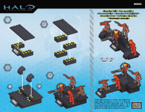 Manual de uso Mega Bloks set 96865 Halo UNSC Red Combat Unit