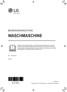 Bedienungsanleitung LG V6WD85S2 Waschmaschine