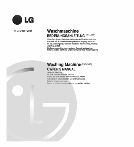 Handleiding LG WD-12170TD Wasmachine
