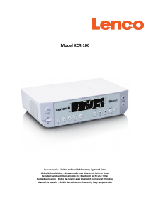 Mode d’emploi Lenco KCR-100WH Radio