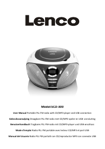 Manual Lenco SCD-300PK Stereo-set