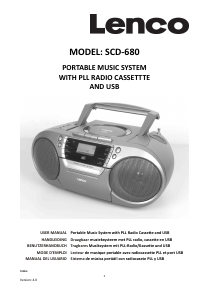 Manual de uso Lenco SCD-680 Set de estéreo