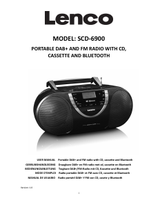 Bedienungsanleitung Lenco SCD-6900BK Stereoanlage
