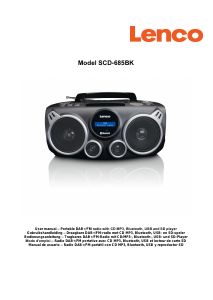 Manual Lenco SCD-685BK Stereo-set