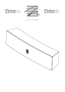 Mode d’emploi MartinLogan Motion 8i Haut-parleur