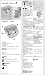 Handleiding Medisana FS 588 Voetenbad