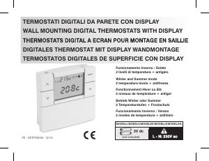 Mode d’emploi Perry 1TP TE530B Zefiro Thermostat