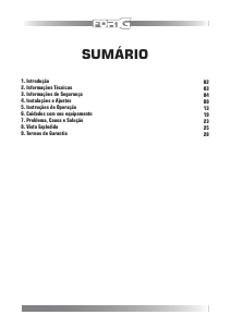 Manual FORTG FG9001Y Motosserra