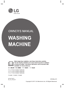 Manual LG F14WM8TS2 Washing Machine