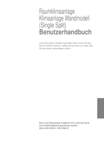 Bedienungsanleitung LG AS-C126RLM0 Klimagerät