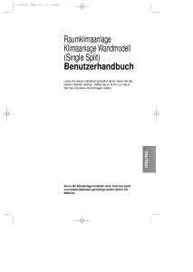 Bedienungsanleitung LG LS-J0961FL Klimagerät