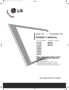 Handleiding LG 42LC2RHA LCD televisie