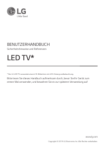 Manual LG 49SM86007LA LED Television