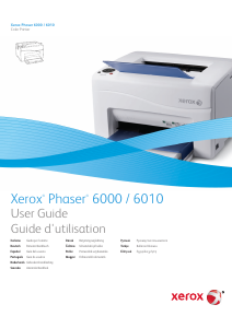 Handleiding Xerox Phaser 6000 Printer