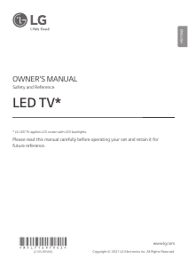 Manual LG 43UP751C0ZF LED Television