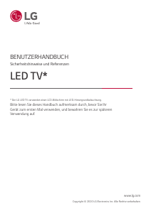 Bedienungsanleitung LG 55US342H9ZC LED fernseher