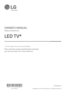 Handleiding LG 55UM71007LB LED televisie