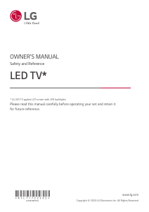 Handleiding LG 32LS662V9ZC LED televisie