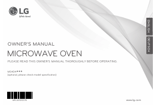 Manual LG MS4040S Microwave