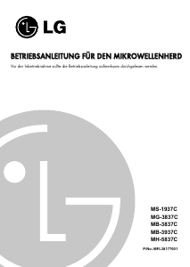 Bedienungsanleitung LG MB-3837C Mikrowelle