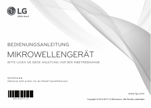 Bedienungsanleitung LG MS2042DU Mikrowelle