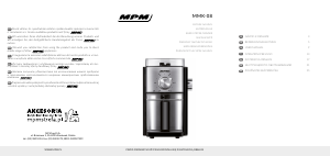 Manuale MPM MMK-08 Macinacaffè