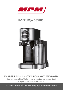 Manual MPM MKW-07M Coffee Machine