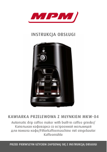 Manual MPM MKW-04 Coffee Machine