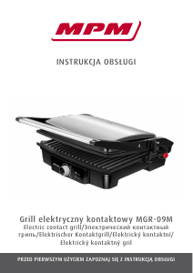 Bedienungsanleitung MPM MGR-09M Kontaktgrill