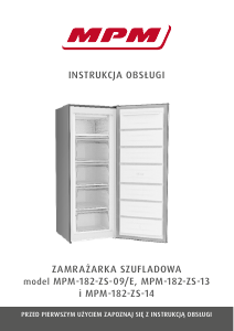 Instrukcja MPM MPM-182-ZS-13 Zamrażarka
