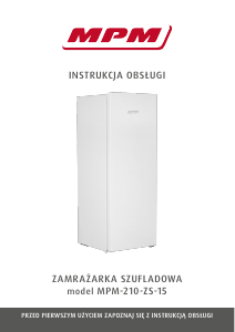 Instrukcja MPM MPM-210-ZS-15 Zamrażarka